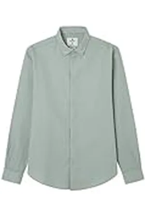Springfield Camisa Structure Daily LS Vestir Bicolor, , L para Hombre