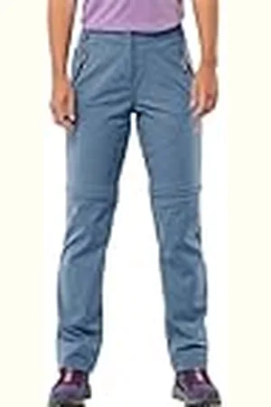 Jack Wolfskin Glastal Zip Off Pants W Pantalones de Senderismo Softshell, , 23 para Mujer