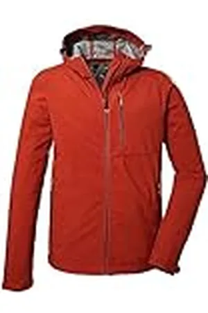 Killtec Hombre Chaqueta softshell/chaqueta de exterior con capucha KOS 259 MN SFTSHLL JCKT, rost, XL, 41367-000
