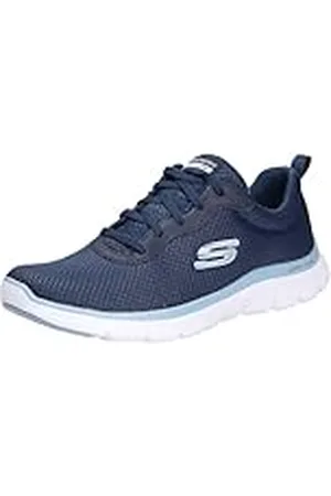 Skechers Flex Appeal 4.0 Brillant View, Zapatillas Mujer, Azul Marino, 43 EU