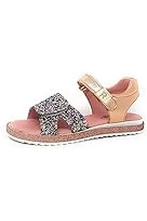 Richter Kinderschuhe Romea, Sandalia con Pulsera Niñas, Dorado (Gold/Salmon 8900), 27 EU