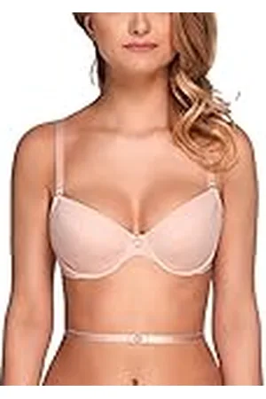 Vivisence Kate 1011 Sujetador Push-Up con Almohadillas Removibles para Mujeres Liso Tirantes Multiposición con Aros - Hecho En La UE, ,95C
