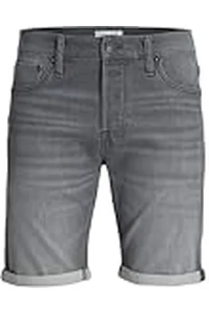 JACK & JONES Jjirick Jjicon-Pantalones Cortos GE 370 I.k Sn Pls Vaqueros, , 48 para Hombre