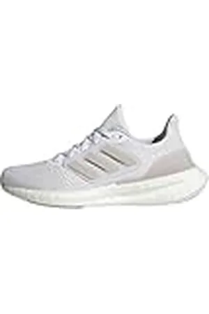 adidas Pureboost 23 Shoes, Zapatillas para Correr Mujer, Cloud White/Grey Two/Core Black, 38 EU