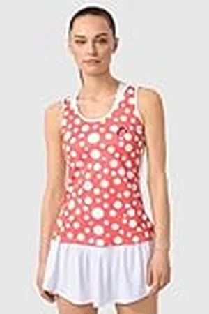 Head Spirit II Camiseta sin Mangas para Mujer, Pomelo/Estampado Perf w