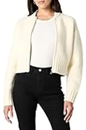 THE DROP Brynne Bomber Sweater Cardigan Cárdigans, , XL