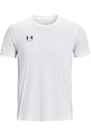 Under Armour UA Challenger Training SS Camiseta de manga corta para hombre para jugar al fútbol, ligera camiseta de deporte, color /negro