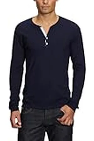SELECTED Camiseta de Manga Larga para Hombre, Talla 50, Color