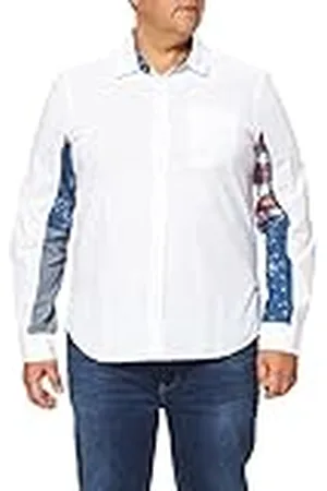 Desigual CAM_Dani Camiseta con Botones, , S Hombres