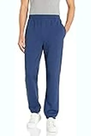 Amazon Pantalones Deportivos de Forro Polar con Bajo Ajustado (Disponible en Talla Grandes y Largos Especiales) Hombre, , M