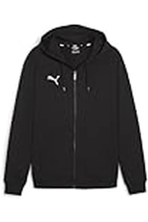 PUMA Hombre teamGOAL Casuals Sudadera, Negro ( Black- White), L