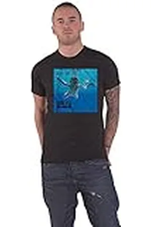 Nirvana Camiseta Nevermind Album Cover Band Logo Nuevo Oficial Hombre Talla S, , S