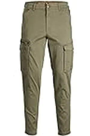 JACK & JONES Jpstace Jjdex Tapered Akm Pls Pantalones cargo, Hombre, , 46W / 32L