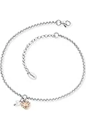 Engelsrufer English Anklet Heart With Pearl Bicolor ERFS-LILHEART-PE-BI, metal