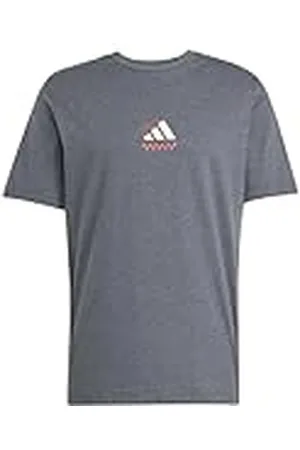 adidas Hombre Three Slice Life, Pizza Back Graphic tee, Short Sleeve, , XL