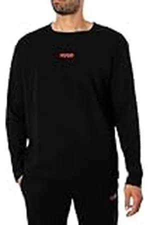 HUGO BOSS BOSS Linked LS-Shirt Pyjama Longleeve, Negro, Medium para Hombre