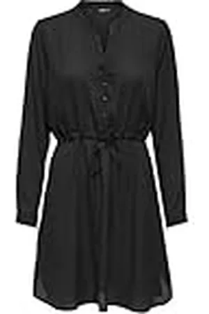 ONLY Mujer Vestido Mini Blusa Manga Larga Túnica Estampada Botones ONLCORY, Color: , Talla:XS
