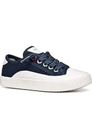 Geox J TIPPESTE Boy A, Zapatillas, Navy/White, 24 EU
