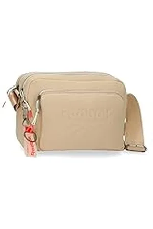 Reebok Noah Bandolera dos compartimentos Beige 25x18x7 cms Poliéster