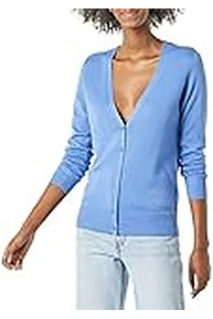 Amazon Jersey Ligero con Cuello de Pico (Disponible en Tallas Grandes) Mujer, , S