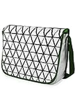 Bonamaison Bolso escolar de mensajero impreso digitalmente con correa caqui para estudiantes, bolsa cruzada, bolsa de mensajero, bolsa de hombro para la escuela, vuelta a la escuela, tamaño: 29 x 36