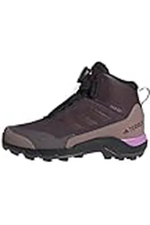 adidas Terrex Winter Mid Boa Rain.RDY Hiking Shoes, Zapatos de Senderismo, Shadow Maroon/Wonder Red/Pulse Lilac, 36 2/3 EU