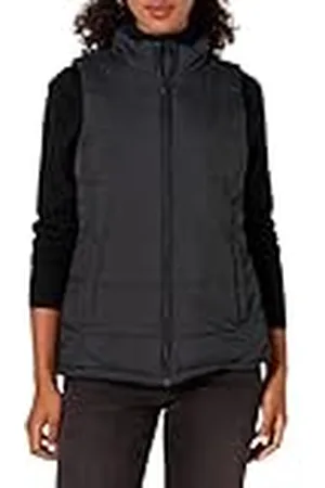 Amazon Chaleco Acolchado de Peso Medio con Cremallera Mujer, , XS