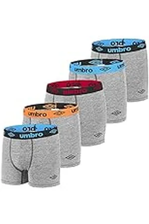 Umbro UMBW/1BSX5, Bóxer para Hombre, Color Surtido, L/XL (Paquete de 5)