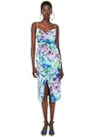 Trendyol Women Woven Dress Mujer Midi Basic Slim fit Vestido Tejido, , 36