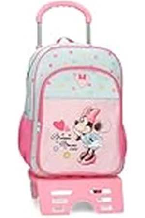 Disney Joumma Minnie Imagine Mochila Escolar con Carro 30x40x13 cms Poliéster 15,6L