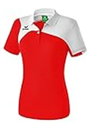 Erima Club 1900 2.0 Polo, Mujer, Rojo/Blanco, 44