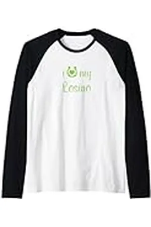 Hip Entrenador de equitación «I Love My Losino Horse Equestrian Show» Camiseta Manga Raglan