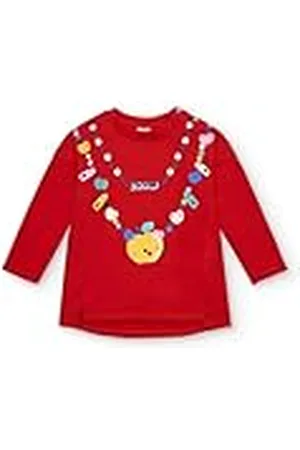 Tuc Tuc Camiseta niña en con Estampado Creativo y Detalle de Corazones colección Big Brains (Talla 8 años)
