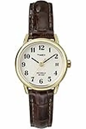 Timex Easy Reader T20071 - Reloj de Pulsera para Mujer (25 mm), Color marrón
