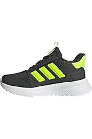 adidas X_PLR Shoes Kids, Zapatillas para Correr, Carbon/Lucid Lemon/Cloud White, 30.5 EU