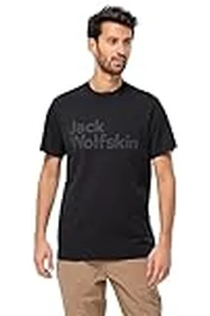 Jack Wolfskin Essential Logo T M Camiseta, , Hombre