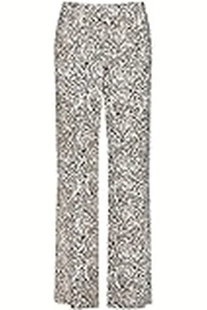 Gerry Weber Edition 822040-66604 Pantalones, Estampado Negro/Crudo/Blanco, 40 para Mujer