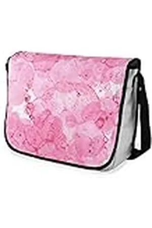 Bonamaison Bolsa de Mensajero con Estampado Digital con Correa Negra para Estudiantes, Bolsa de Cuerpo Cruzado, Bolsa de mensajería, Bolsa de Hombro para niños, niñas, niños, tamaño: 29 x 36 cm