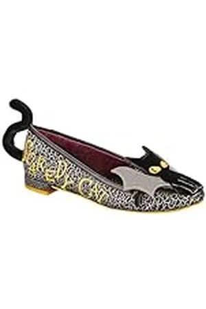 Irregular Choice Scardey Cat, Zapatos Planos Mary Jane Mujer, Black, 37 EU