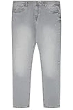 Springfield SPRINGFILED, Hombre, Jeans Slim Gris Lavado Claro, Light Grey, 38