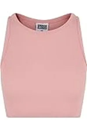 Urban classics Tb1498-ladies Cropped Rib Top Camiseta, , XS Mujeres