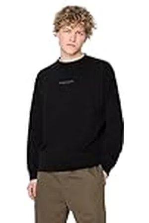 Armani Exchange Sudadera de algodón de Terry Utility con Logo Drop Shoulder, , XL para Hombre