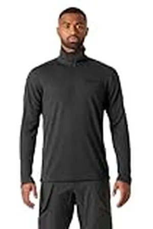 Helly Hansen HP - Sudadera con Cremallera de 1/2 para Hombre, Color ébano, Talla S