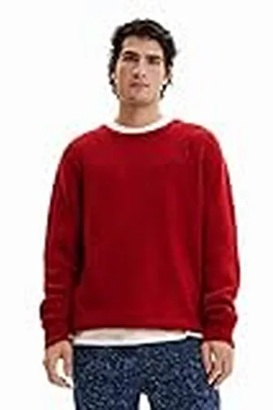 Desigual Jers_Amadeo 3007 Borgoña Sudadera, , M para Hombre