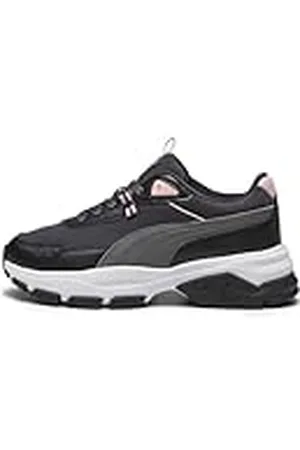 PUMA Cassia Via, Zapatillas Mujer, Dark Coal Cool Dark Gray Black Peach Smoothie, 42 EU