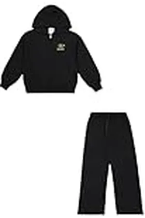 Champion Legacy Emotional Dance G (405045) - Chándal con capucha de forro polar Powerblend compacto, ultraligero y suave, Negro (NBK), 3-4 años (XXS) Niñas FW24