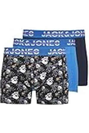JACK & JONES JACK&JONES JACHAVANA Trunks 3 Pack Bóxer, Blazer /Paquete: Azul francés-Blazer , L para Hombre