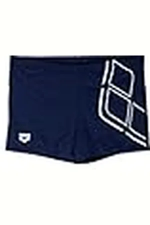 Arena Herren Badeshorts Essentials Bañadores Ajustados para Hombre, Azul Marino y Blanco, 4