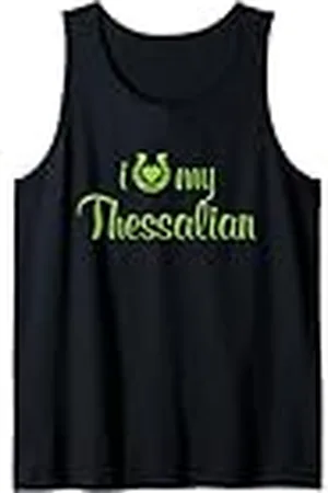 Hip Entrenador de equitación I Love My Thessalian Horse Equestrian Show Camiseta sin Mangas