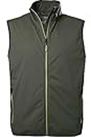 Killtec Hombres Chaleco funcional de 2 capas con cuello alto, plegable KOS 257 MN VST, green, XXL, 41365-000